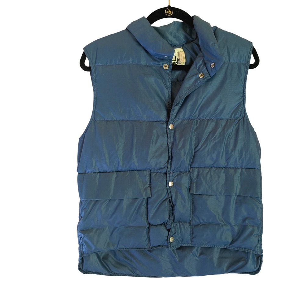 Vintage Woolrich Puffer Vest Unisex M Goose Down Gorpcore Retro Outdoor Hiking